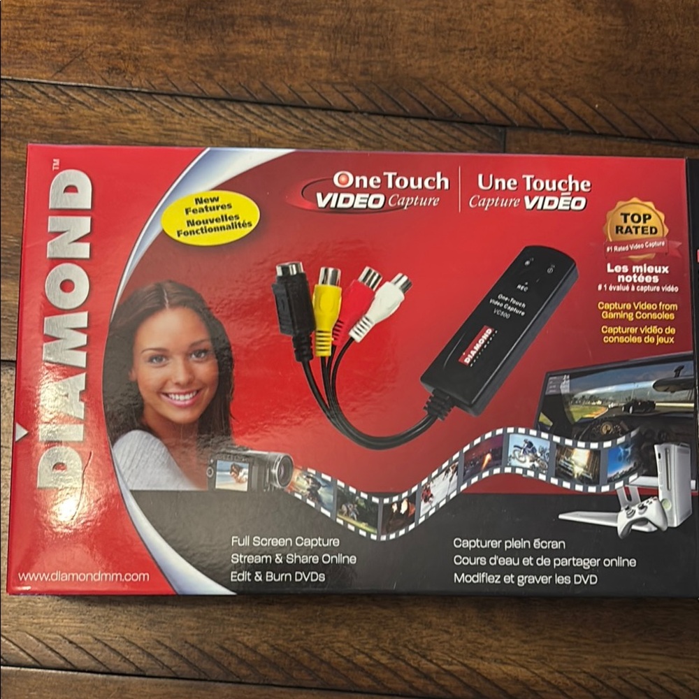 Diamond Supply Co Red and Black Digital Media Receiver